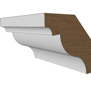 Gootlijst 07 150x40mm Meranti of Grenen