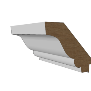 Gootlijst 10 130x40mm Meranti of Grenen