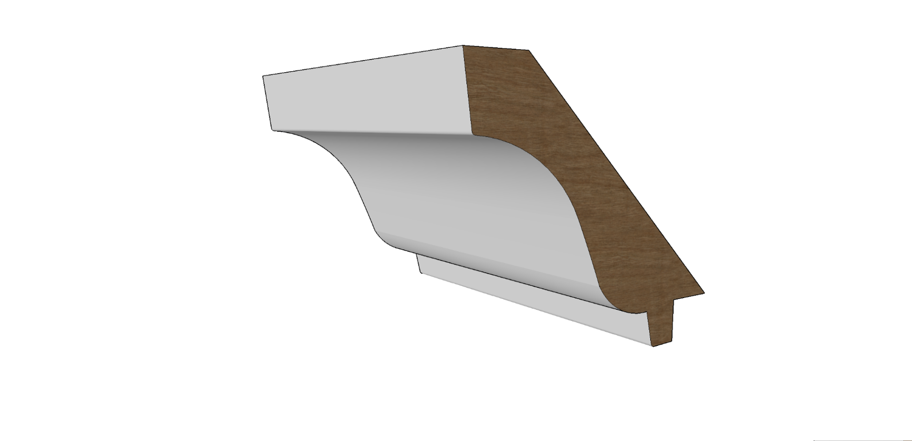 Gootlijst 12 150x40mm Meranti of Grenen