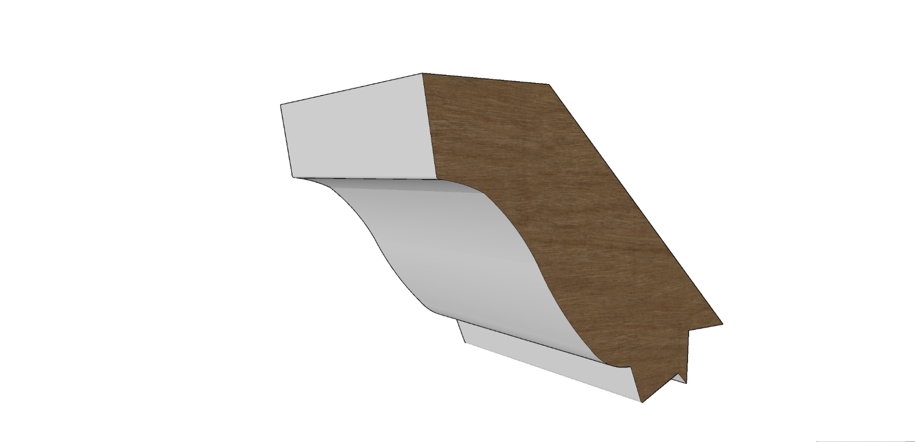Gootlijst 16 125x40mm Meranti of Grenen