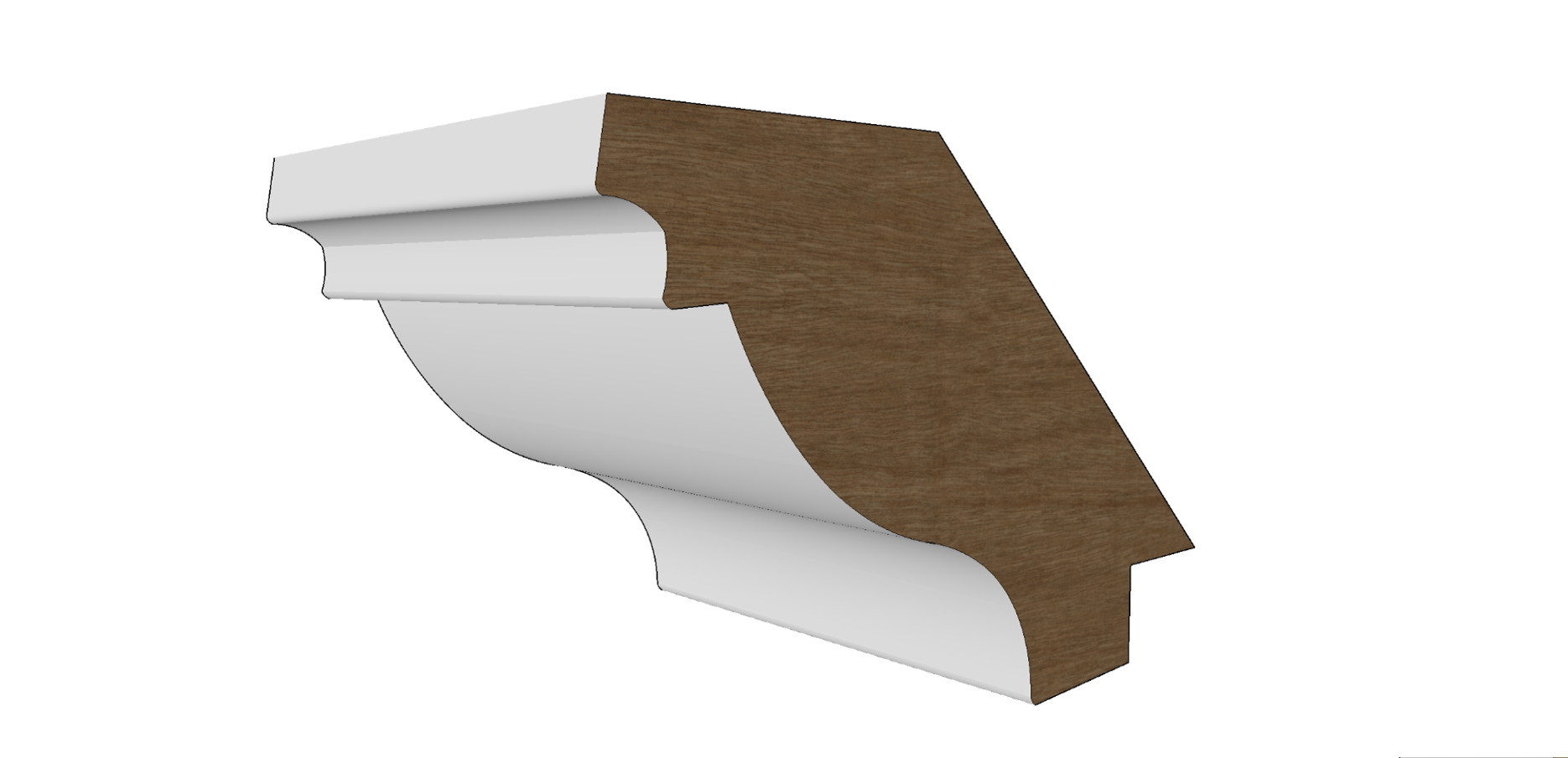 Gootlijst 17 125x40mm Meranti of Grenen