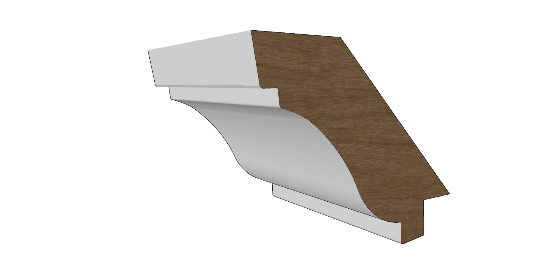 Gootlijst 18 150x40mm Meranti of Grenen