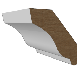 Gootlijst 21 160x40mm Meranti of Grenen