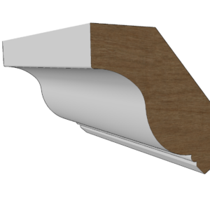 Gootlijst 23 135x40mm Meranti of Grenen