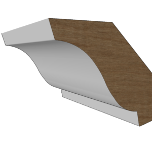 Gootlijst 25 150x40mm Meranti of Grenen
