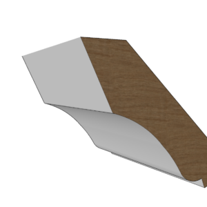 Gootlijst 27 155x40mm Meranti of Grenen