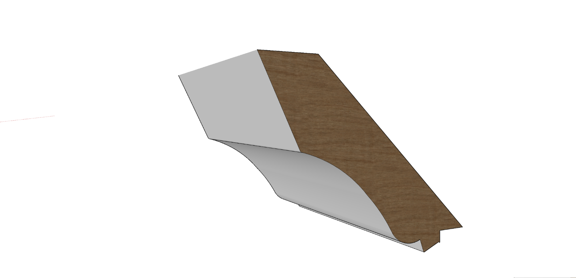 Gootlijst 27 155x40mm Meranti of Grenen