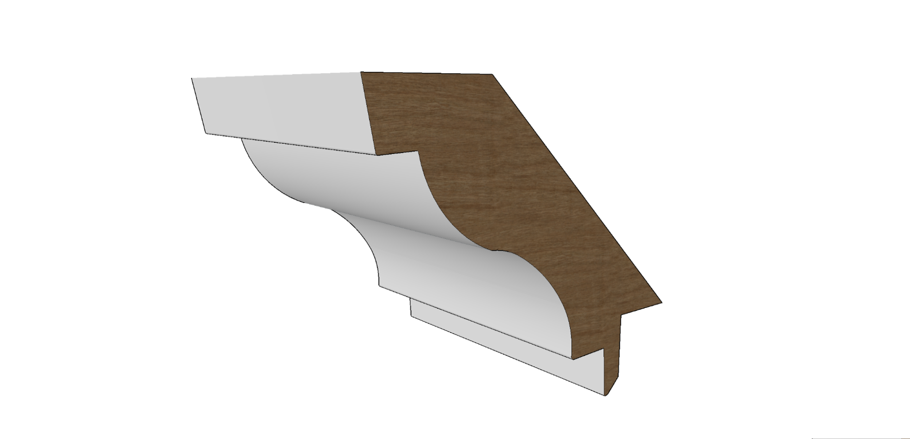 Gootlijst 29 165x40mm Meranti of Grenen