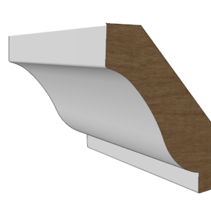 Gootlijst 32 120x40mm Meranti of Grenen