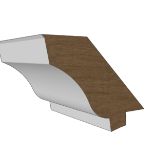 Gootlijst 38 125x40mm Meranti of Grenen